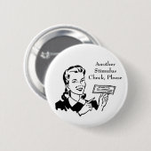  overheidscontrole ronde button 5,7 cm (Voorkant /achterkant)