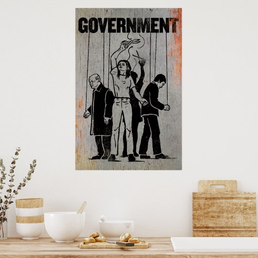 Overheidsdruk Poster (Keuken)