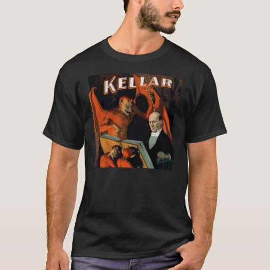  overhemd met Magicien Kellar Devil T-shirt (Voorkant)