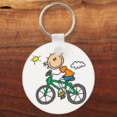 Overhemden en geschenken van mannenkruis, bicyclis sleutelhanger (Voorkant)