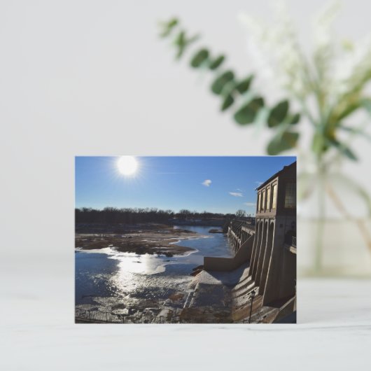 OverHolser Dam Briefkaart (Staand voorkant)