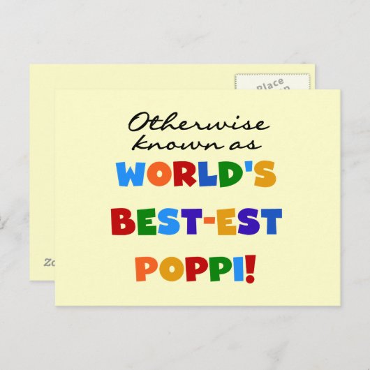 Overig Bekende Best-Best Poppi T-shirts en geschen Briefkaart (Voorkant / Achterkant)