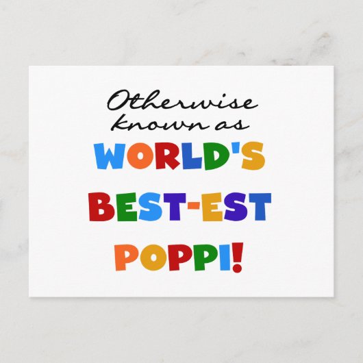 Overig Bekende Best-Best Poppi T-shirts en geschen Briefkaart (Voorkant)