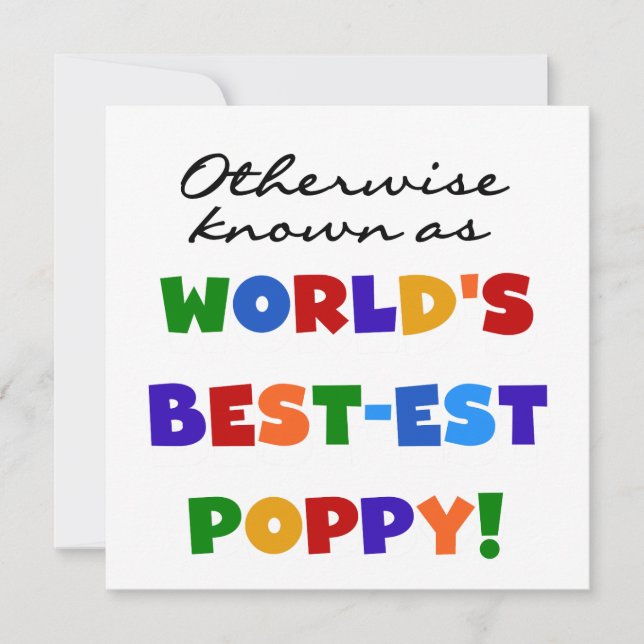 Overig Bekende Best-Best Poppy Tshirts en geschenk (Voorkant)