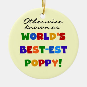 Overig Bekende Best-Best Poppy Tshirts en geschenk Keramisch Ornament
