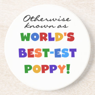 Overig Bekende Best-Best Poppy Tshirts en geschenk Zandsteen Onderzetter