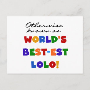 Overig Bekende Best-est Lolo T-shirts en geschenke Briefkaart