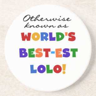 Overig Bekende Best-est Lolo T-shirts en geschenke Zandsteen Onderzetter