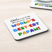 Overig Bekende Best-est Papaw T-shirts en geschenk Bier Onderzetter (Linkerzijde)