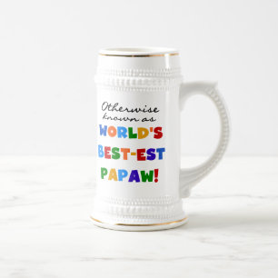 Overig Bekende Best-est Papaw T-shirts en geschenk Bierpul