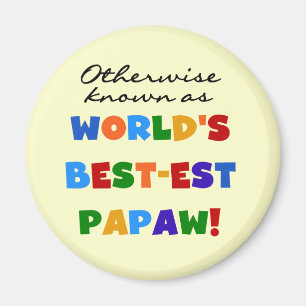 Overig Bekende Best-est Papaw T-shirts en geschenk Magneet
