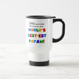 Overig Bekende Best-est Papaw T-shirts en geschenk Reisbeker