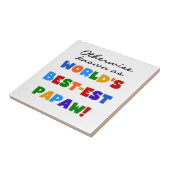 Overig Bekende Best-est Papaw T-shirts en geschenk Tegeltje (Zijkant)