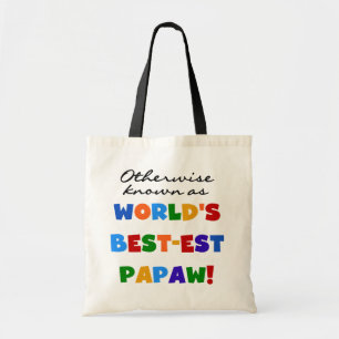 Overig Bekende Best-est Papaw T-shirts en geschenk Tote Bag