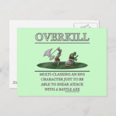 Overkill Fantasy (de)Motivator Briefkaart (Voorkant / Achterkant)