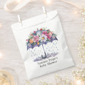 Overladen met Baby shower Bloemen Bedankzakje (Geknipt)