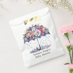 Overladen met Baby shower Bloemen Bedankzakje