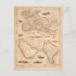 Overlandroute naar India Briefkaart