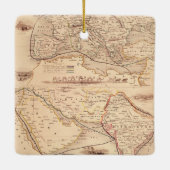 Overlandroute naar India Keramisch Ornament (Achterkant)