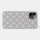 Overlappend cirkelpatroon Case-Mate iPhone case (Achterkant (horizontaal))