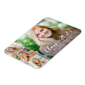 Overlappende Afstuderen van Foto's Aankondiging Ma Magneet (Linkerzijde)