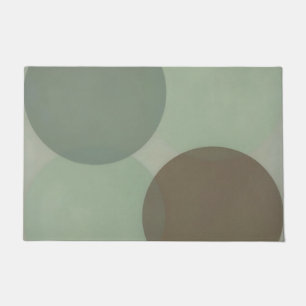 Overlappende Cirkels Minimalistische Abstracte Kun Deurmat