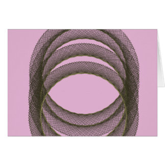 overlappende cirkels op abstracte paarse achtergro