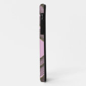 overlappende cirkels op abstracte paarse achtergro Case-Mate iPhone case (Achterkant/links)