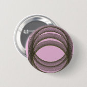 overlappende cirkels op abstracte paarse achtergro ronde button 5,7 cm (Voorkant /achterkant)