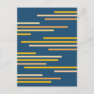 Overlappende Lijnen Abstract Ontwerp Briefkaart