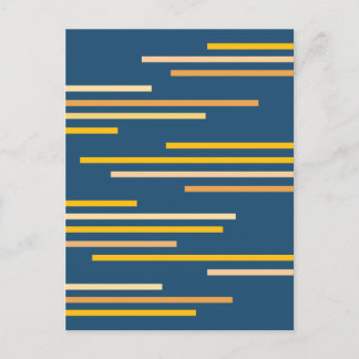 Overlappende Lijnen Abstract Ontwerp Briefkaart