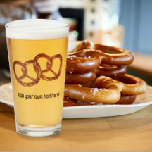 Overlappende pretzels - één zijde - Oktoberfest