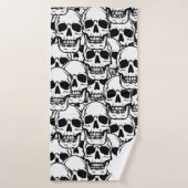 Overlappende schedels badhanddoek (Badhanddoek)