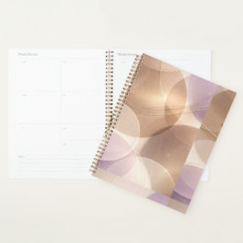 Overlappende transparante cirkels AI-kunst Planner