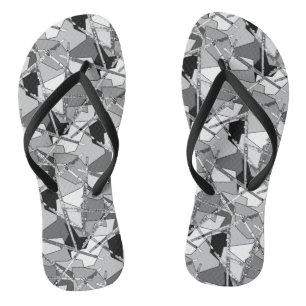 Overlapping Flutes Teenslippers
