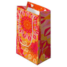 Overlapping Mandala Oranje Roze Geel