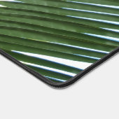 Overlapping Palm Fronds Tropical Green Abstract (Coin)