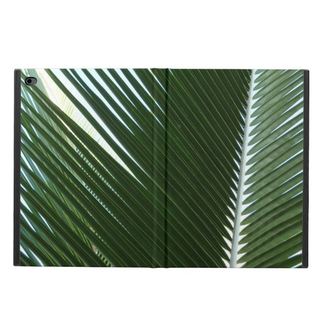 Overlapping Palm Fronds Tropical Green Abstract (Buitenkant)