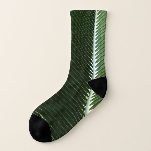 Overlapping Palm Fronds Tropical Green Abstract (Gauche - extérieur)