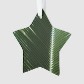 Overlapping Palm Fronds Tropical Green Abstract (devant)