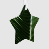 Overlapping Palm Fronds Tropical Green Abstract (devant)