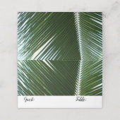 Overlapping Palm Fronds Tropical Green Abstract (Buitenkant ongevouwen)