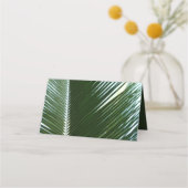 Overlapping Palm Fronds Tropical Green Abstract (Achterkant)