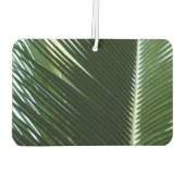 Overlapping Palm Fronds Tropical Green Abstract Luchtverfrisser (Achterkant)