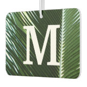 Overlapping Palm Fronds Tropical Green Abstract Luchtverfrisser (Links)