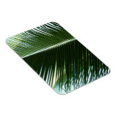 Overlapping Palm Fronds Tropical Green Abstract Magneet (Rechterzijde)