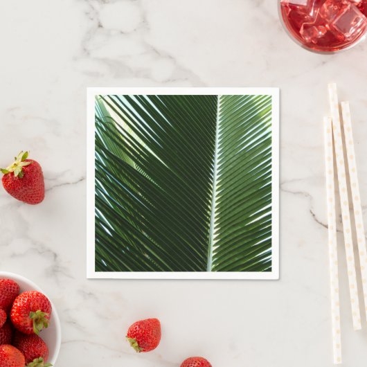 Overlapping Palm Fronds Tropical Green Abstract Servet (Insitu)