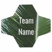 Overlapping Palm Fronds Tropical Green Abstract Voetbal (Enkel)