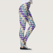 Overlapping Pastel Toned Circles Leggings (Droite)