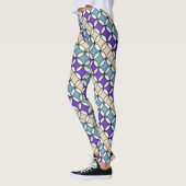Overlapping Pastel Toned Circles Leggings (Gauche)
